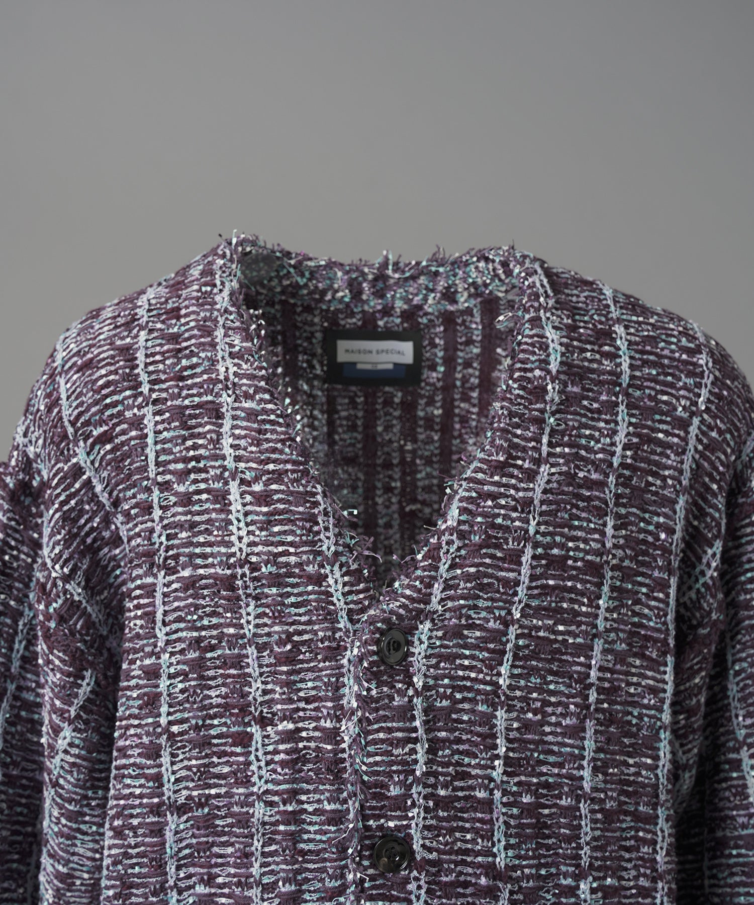 【26AW PRE-ORDER】ツイードニットプライムオーバーカーディガン