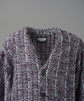 【26AW PRE-ORDER】ツイードニットプライムオーバーカーディガン
