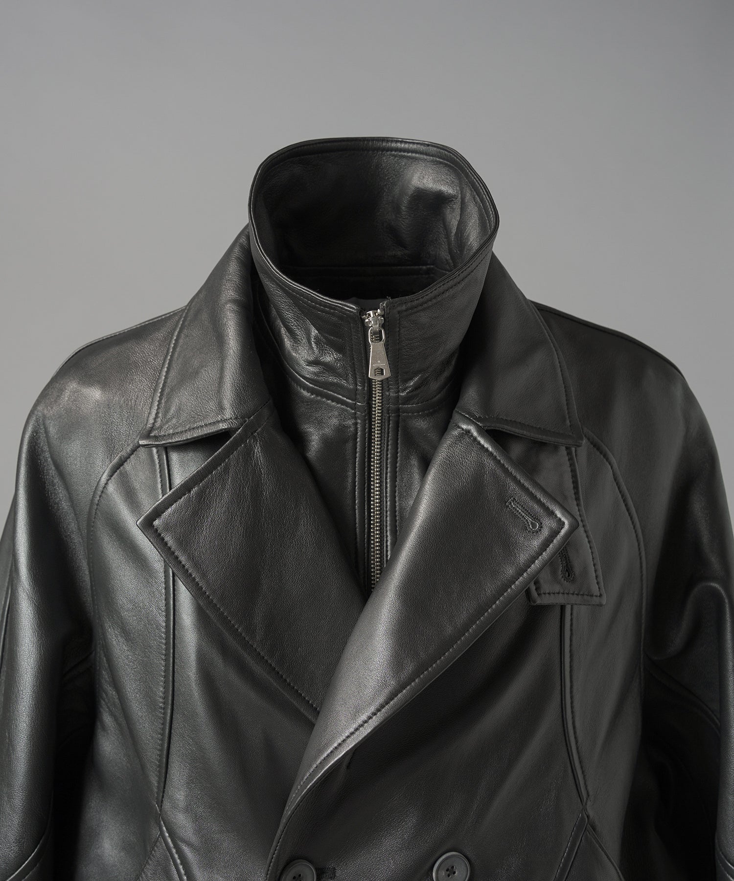 Different Materials Layering Prime-Over Trucker Jacket