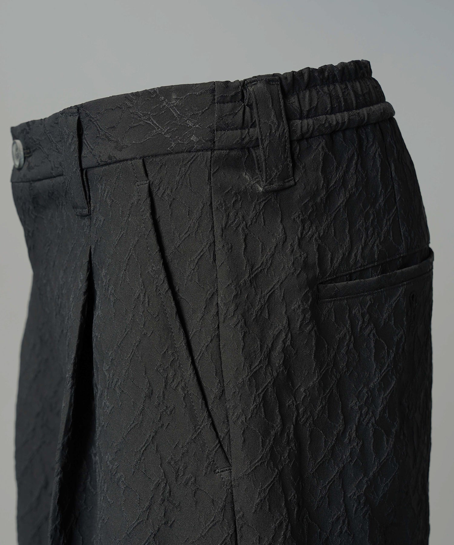 【26aw PRE-ORDER】纯棉面料纯棉宽单褶裤