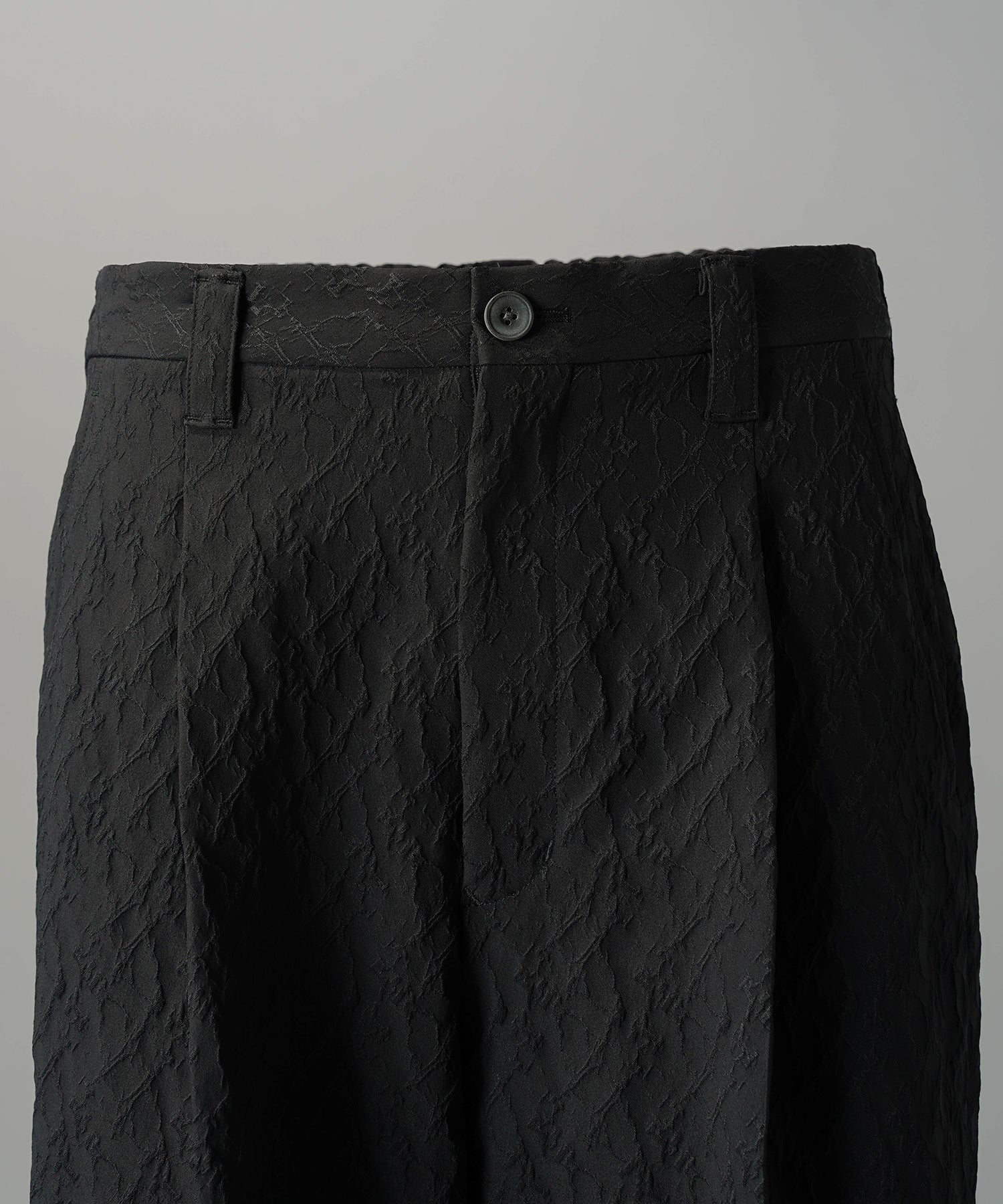 【26aw PRE-ORDER】纯棉面料纯棉宽单褶裤