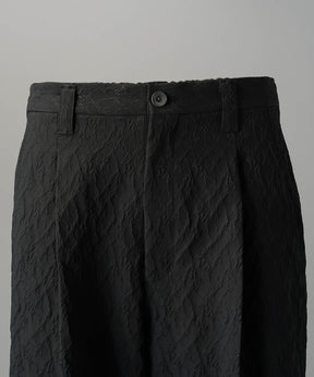 【26aw PRE-ORDER】纯棉面料纯棉宽单褶裤