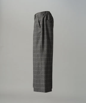 [26AW PRE-ORDER] Butcher fabric prime wide one tuck slacks