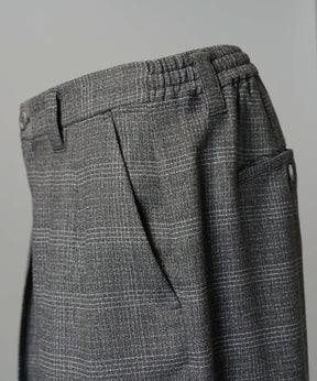 [26AW PRE-ORDER] Butcher fabric prime wide one tuck slacks