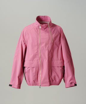 [26AW PRE-ORDER] Three-Layer Asymmetrical Front Zip Prime-Over Stand Collar Blouson