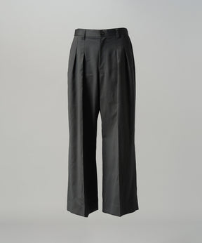 【26AW PRE-ORDER】【Ermenegildo Zegna Fabric】Prime-Wide Two-tuck Trousers