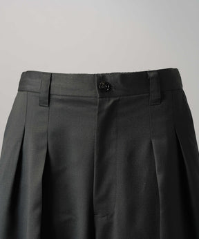 【26AW PRE-ORDER】【Ermenegildo Zegna Fabric】Prime-Wide Two-tuck Trousers