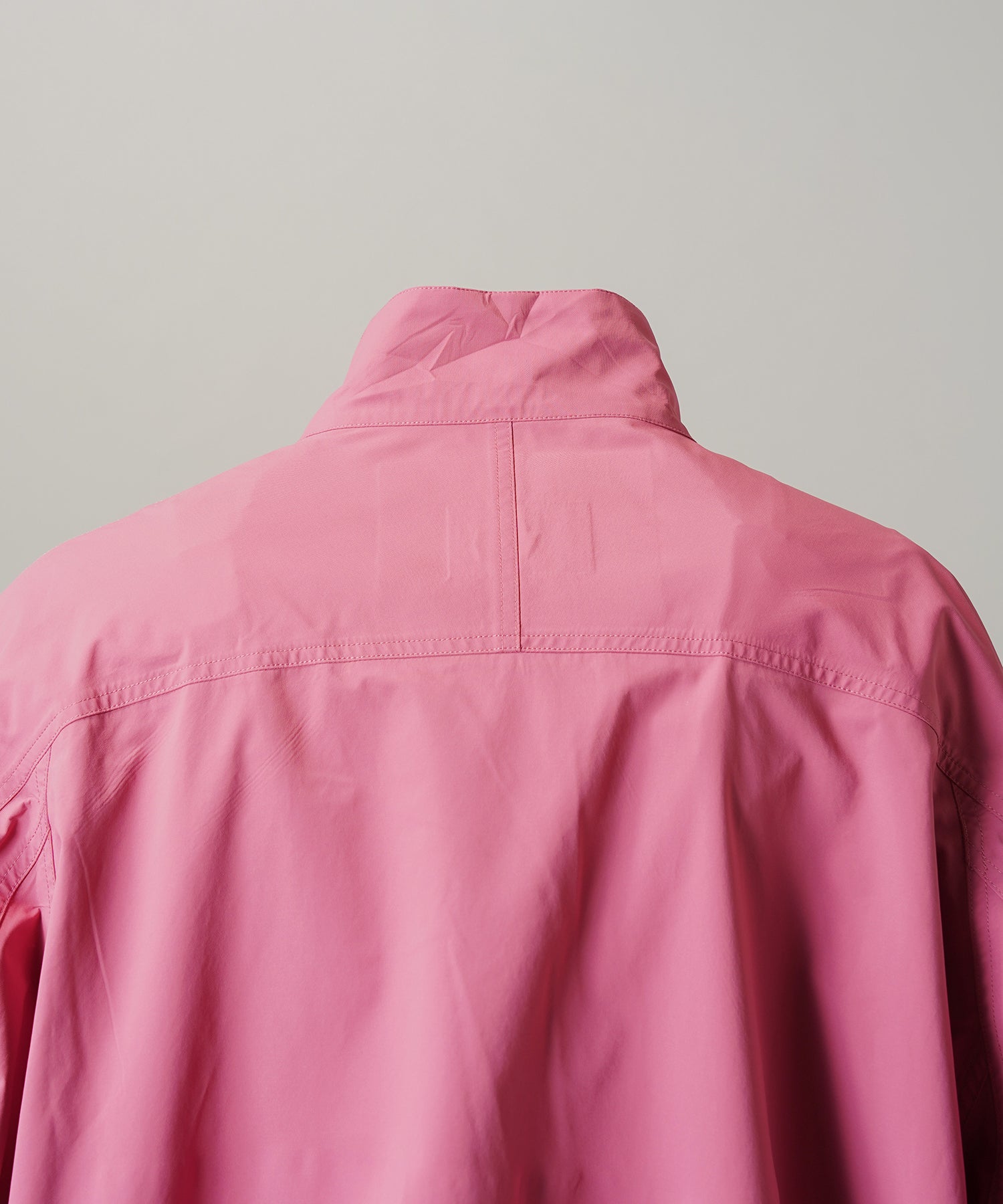 [26AW PRE-ORDER] Three-Layer Asymmetrical Front Zip Prime-Over Stand Collar Blouson