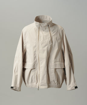 [26AW PRE-ORDER] Three-Layer Asymmetrical Front Zip Prime-Over Stand Collar Blouson
