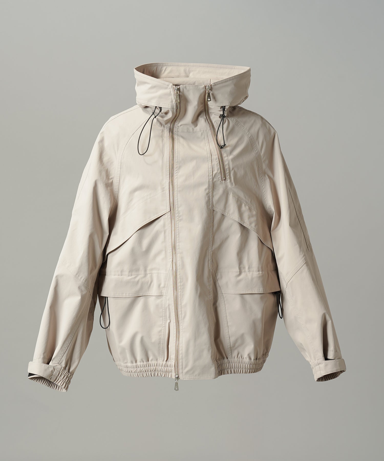 【26AW PRE-ORDER】Three-Layer Asymmetrical Front Zip Prime-Over Mountain Parka