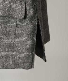 【26AW PRE-ORDER】ツイーディーシャドウチェックプライムオーバーダブルブレストジャケット