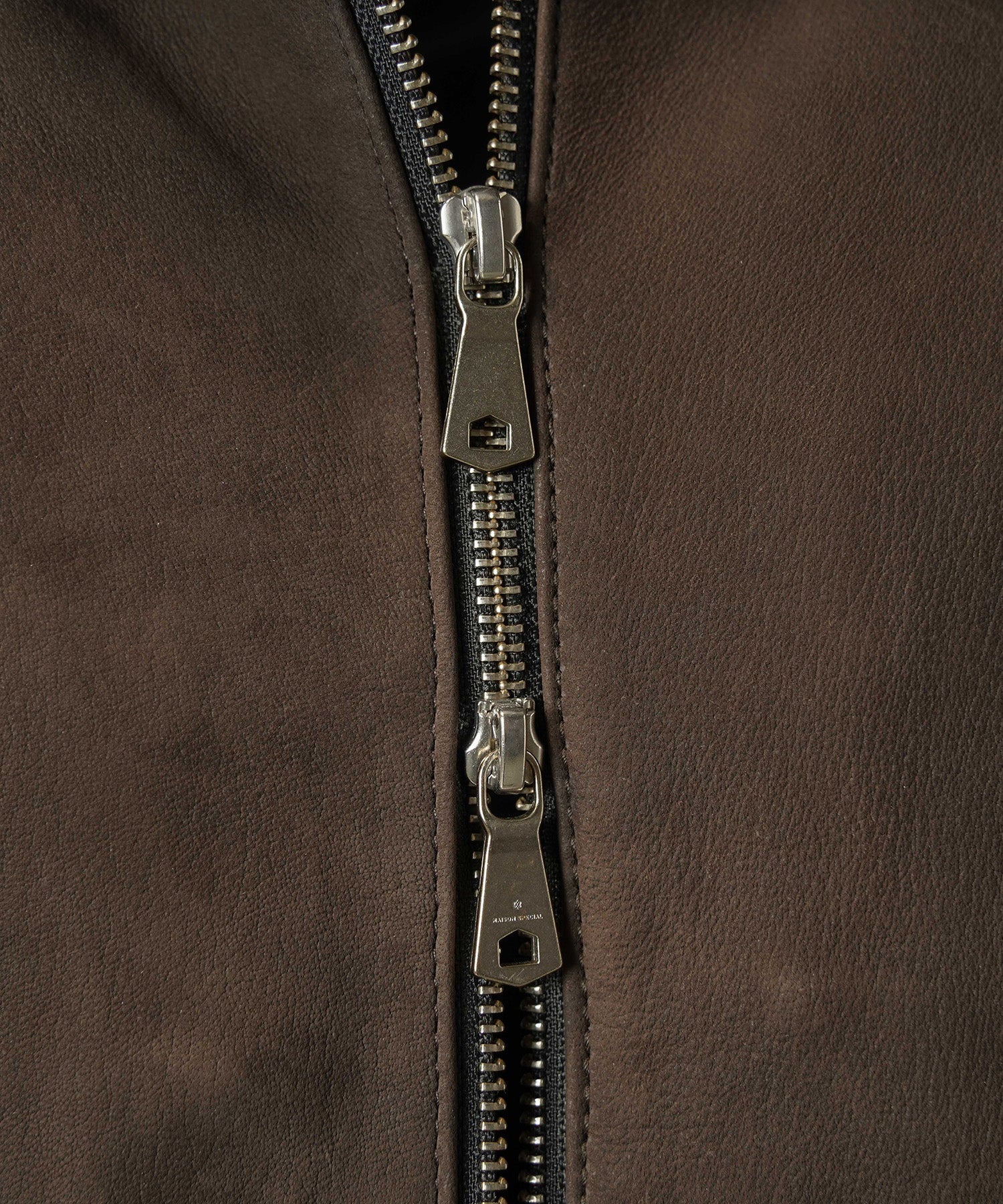 Dress-Fit Sheep Leather Double Rider Jacket