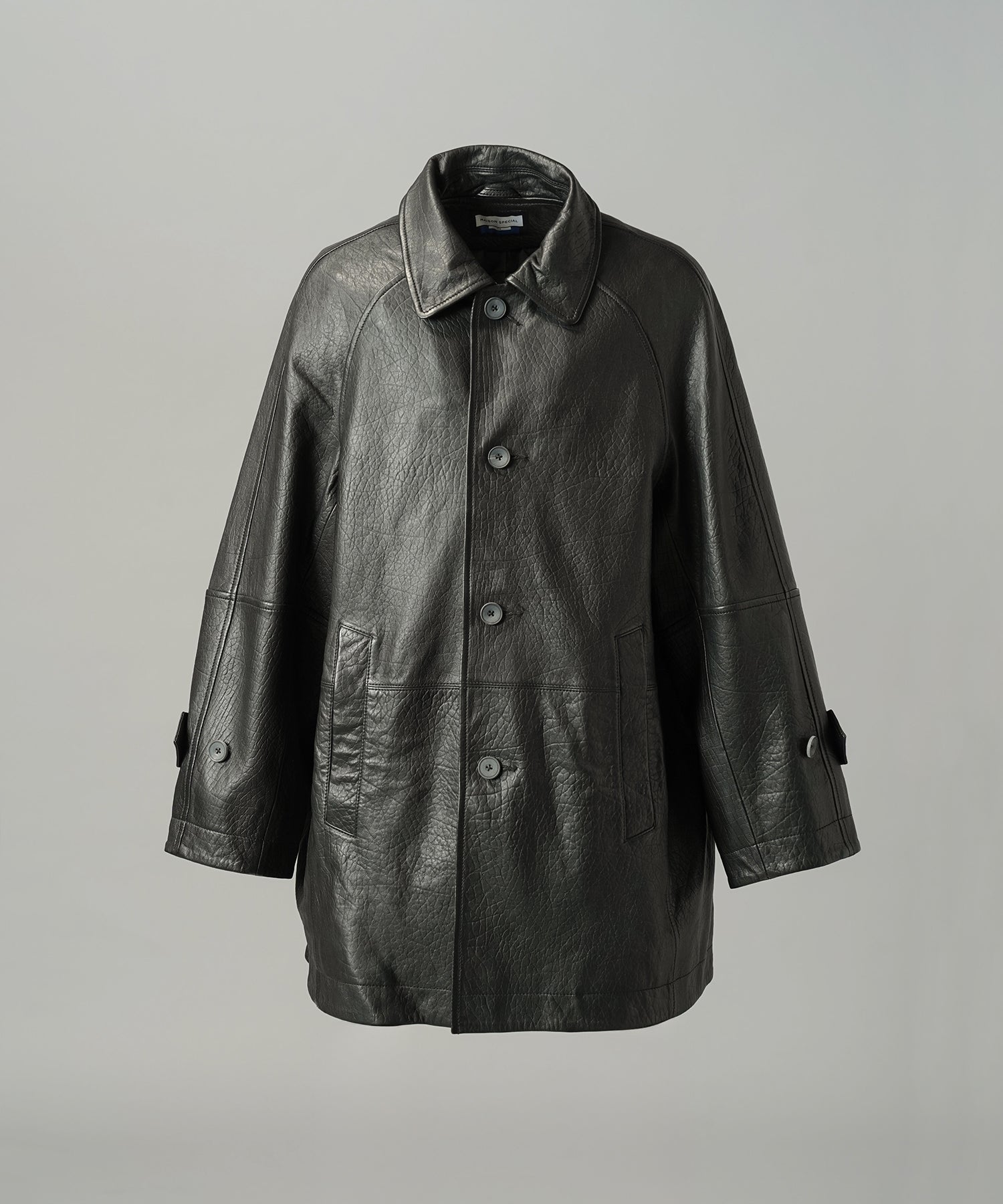 Different Materials Layering Prime-Over Trucker Jacket