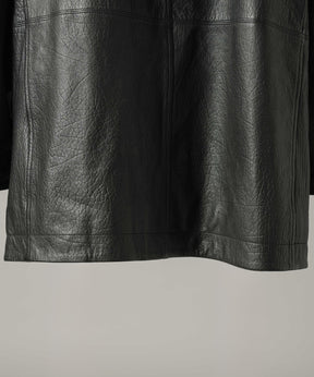 Different Materials Layering Prime-Over Trucker Jacket
