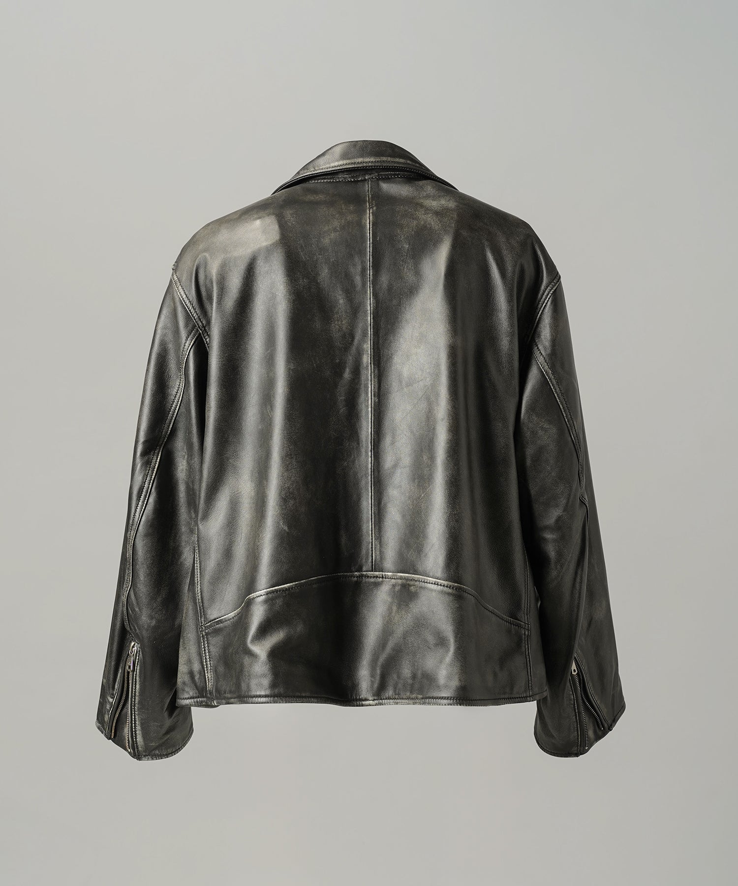 【26AW PRE-ORDER】Sheep Leather Prime-Over Double Rider Jacket