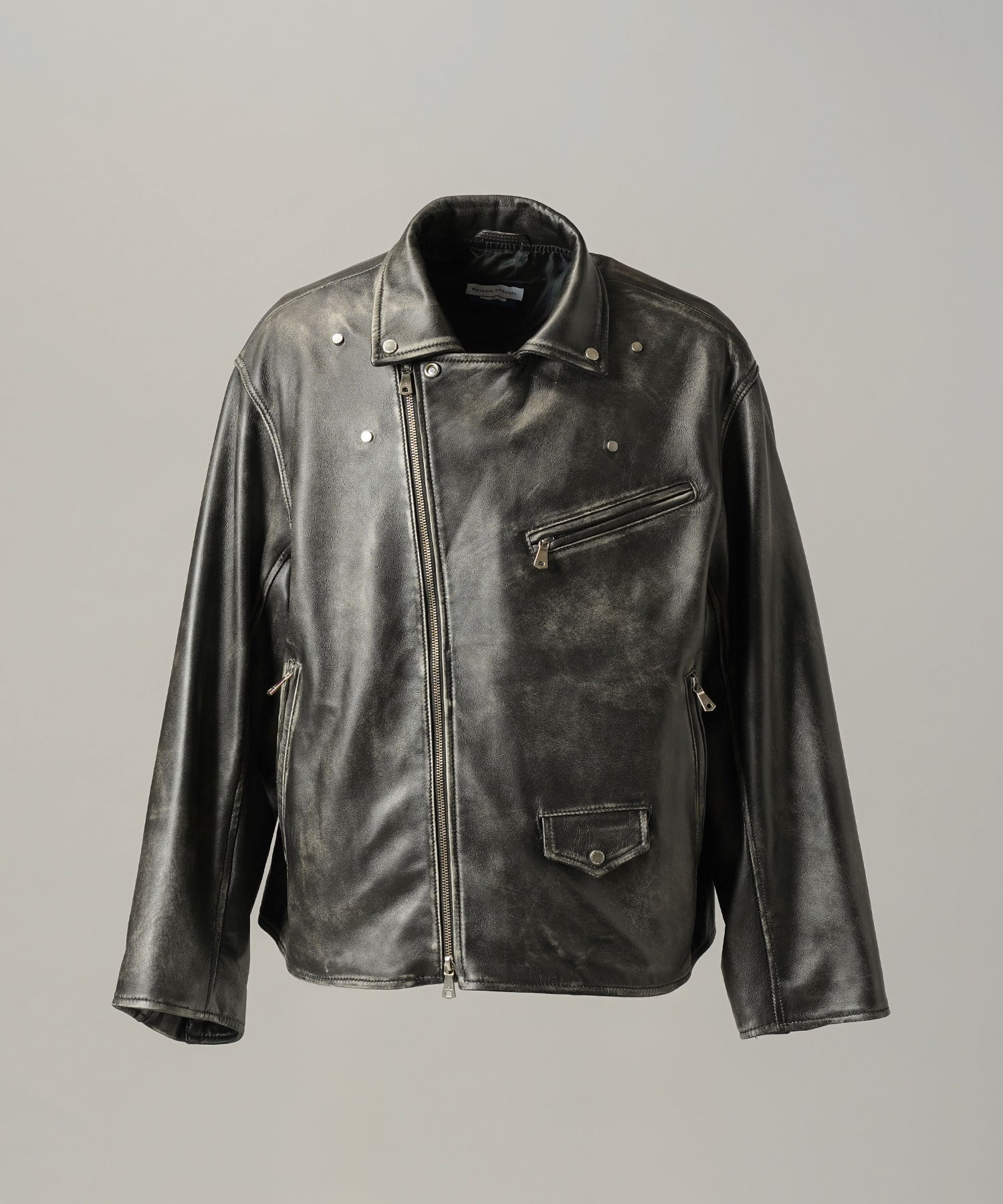 【26AW PRE-ORDER】Sheep Leather Prime-Over Double Rider Jacket