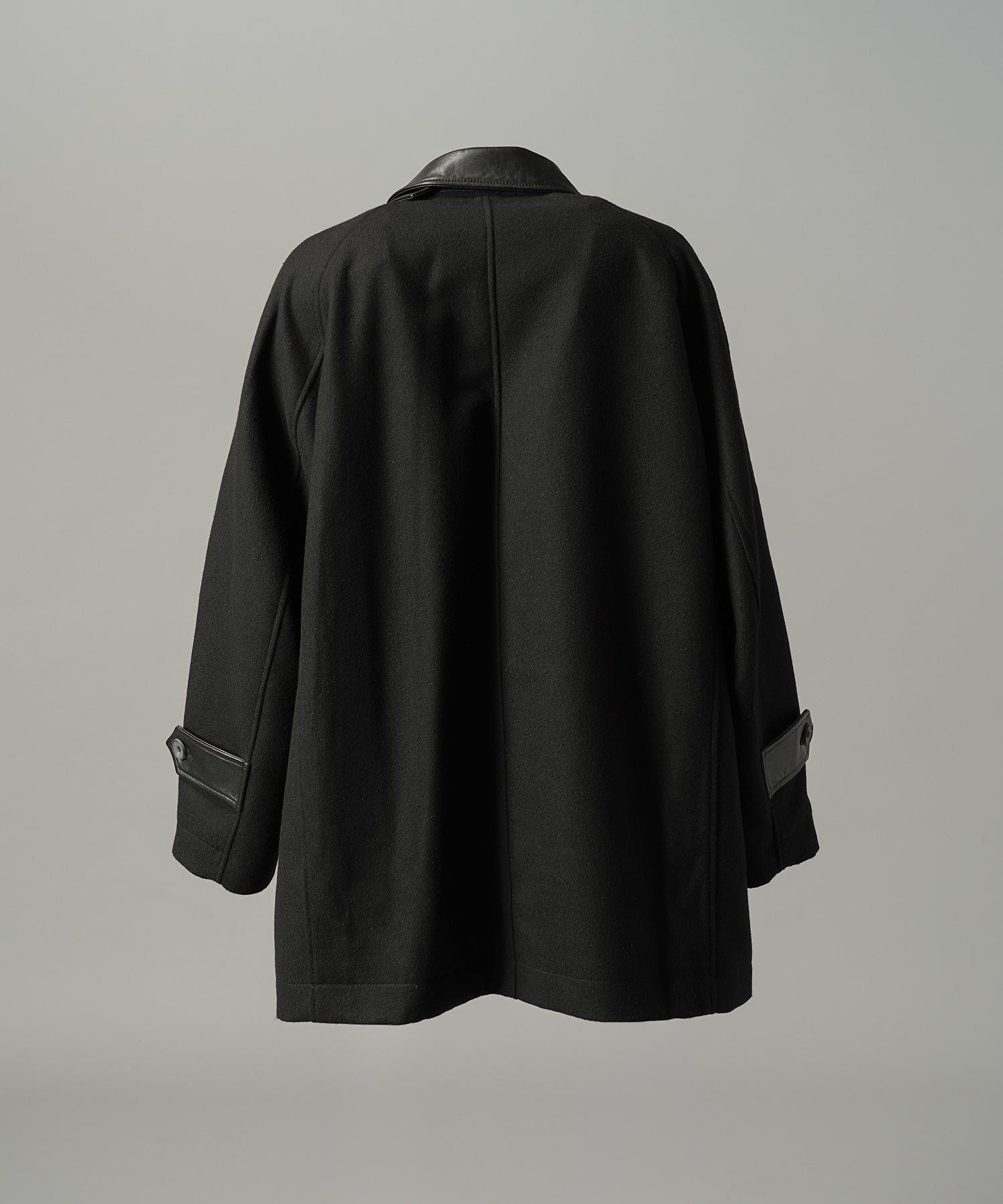 【26AW PRE-ORDER】シープレザーメルトンコンビプライムオーバーハーフコート