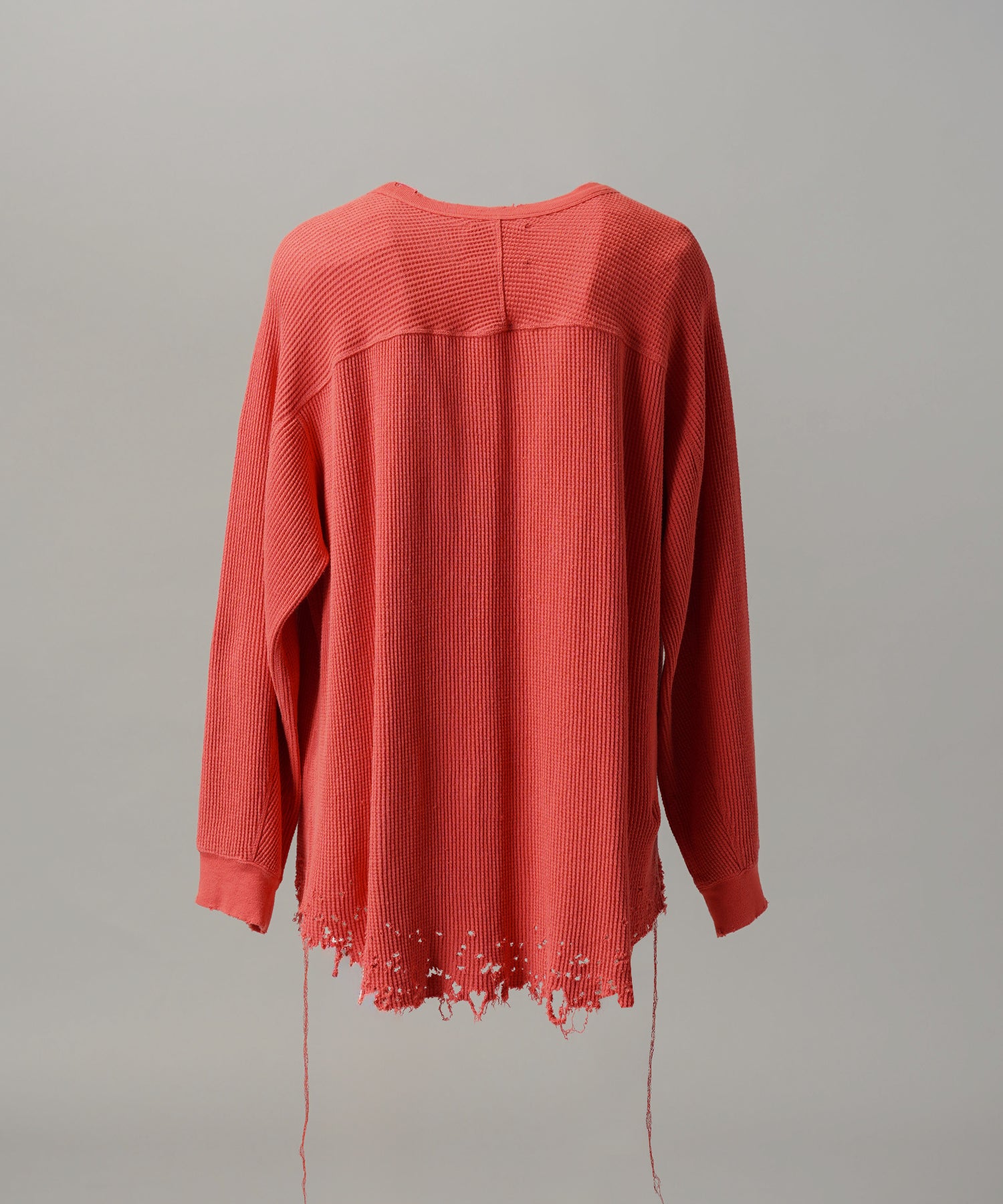 【26AW PRE-ORDER】Destructive Damage Prime-Over Long Sleeve Waffle T-Shirt