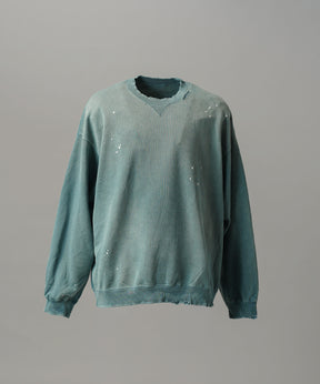 【26AW PRE-ORDER】Destroy Damage Prime-Over Crewneck sweatshirt