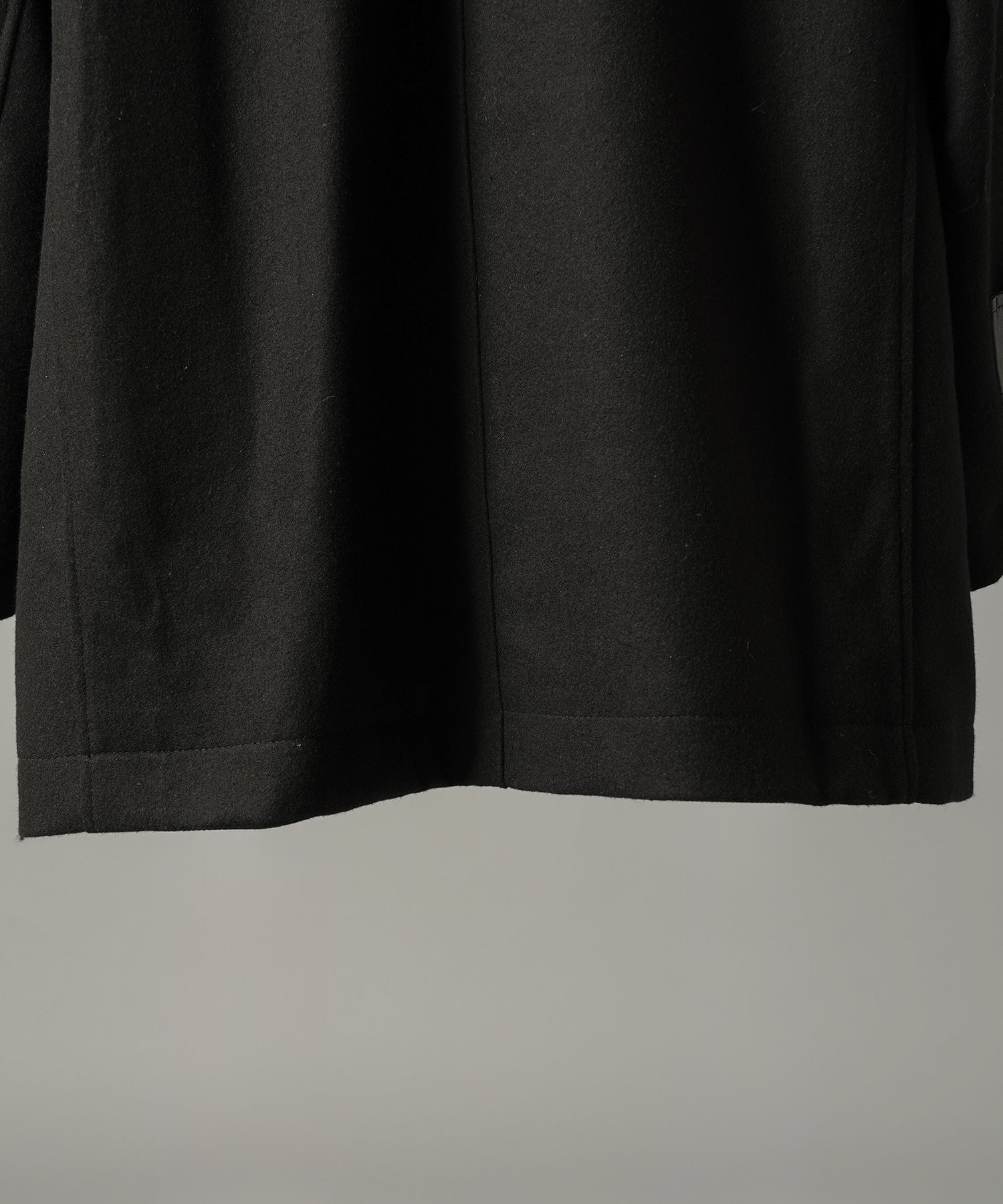 【26AW PRE-ORDER】シープレザーメルトンコンビプライムオーバーハーフコート