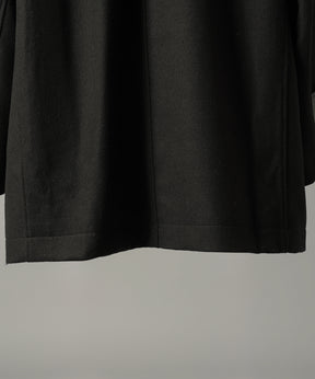 【26AW PRE-ORDER】シープレザーメルトンコンビプライムオーバーハーフコート