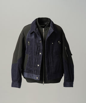 【26AW PRE-ORDER】コーデュロイドッキングプライムオーバーレイヤリングトラッカージャケット
