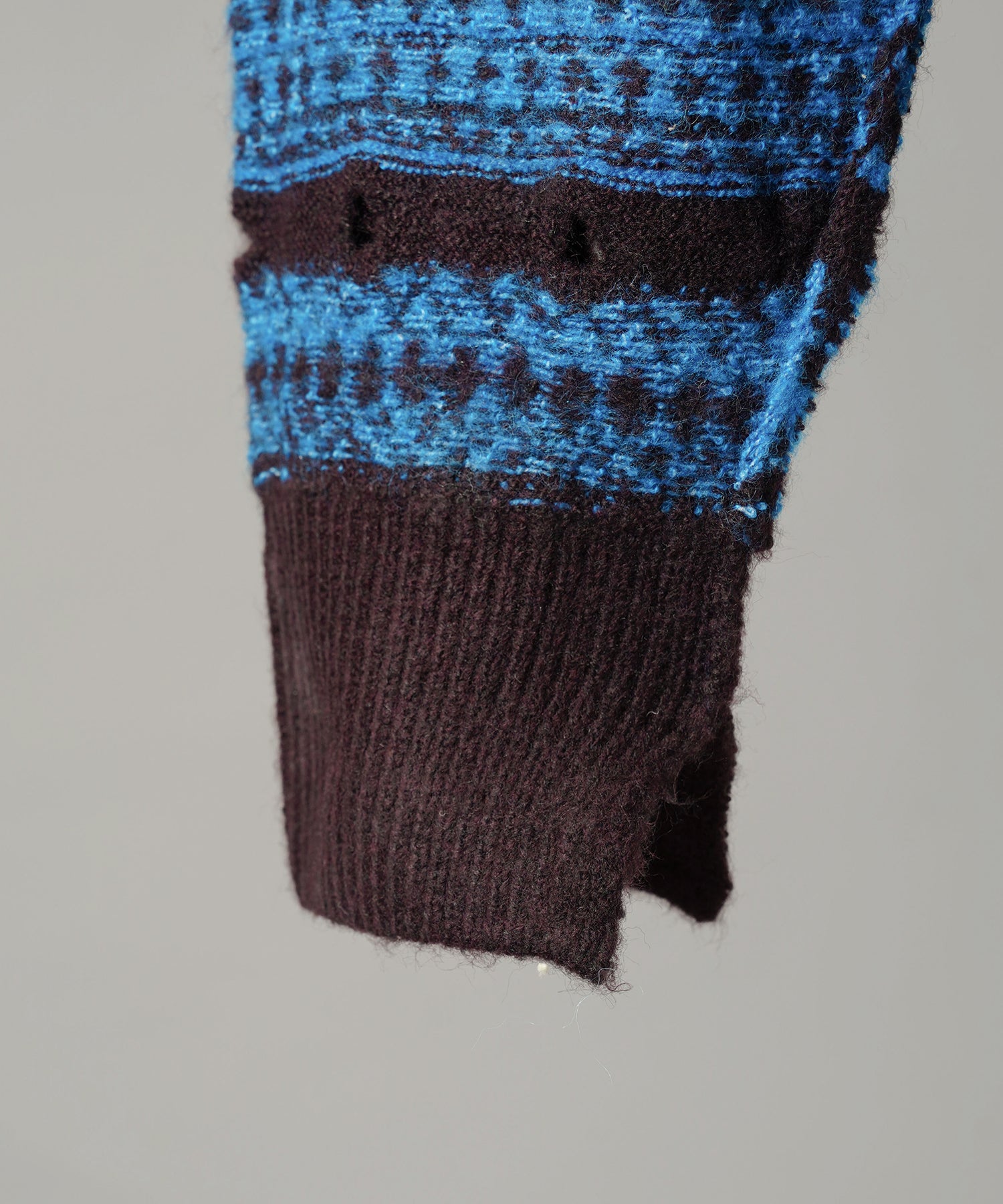 【26AW PRE-ORDER】Fair Isle Border Prime-Over Crew Neck Sweater