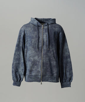 【26AW PRE-ORDER】Distressed Effect Prime-Over ZIP Hoodie