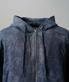 【26AW PRE-ORDER】Distressed Effect Prime-Over ZIP Hoodie