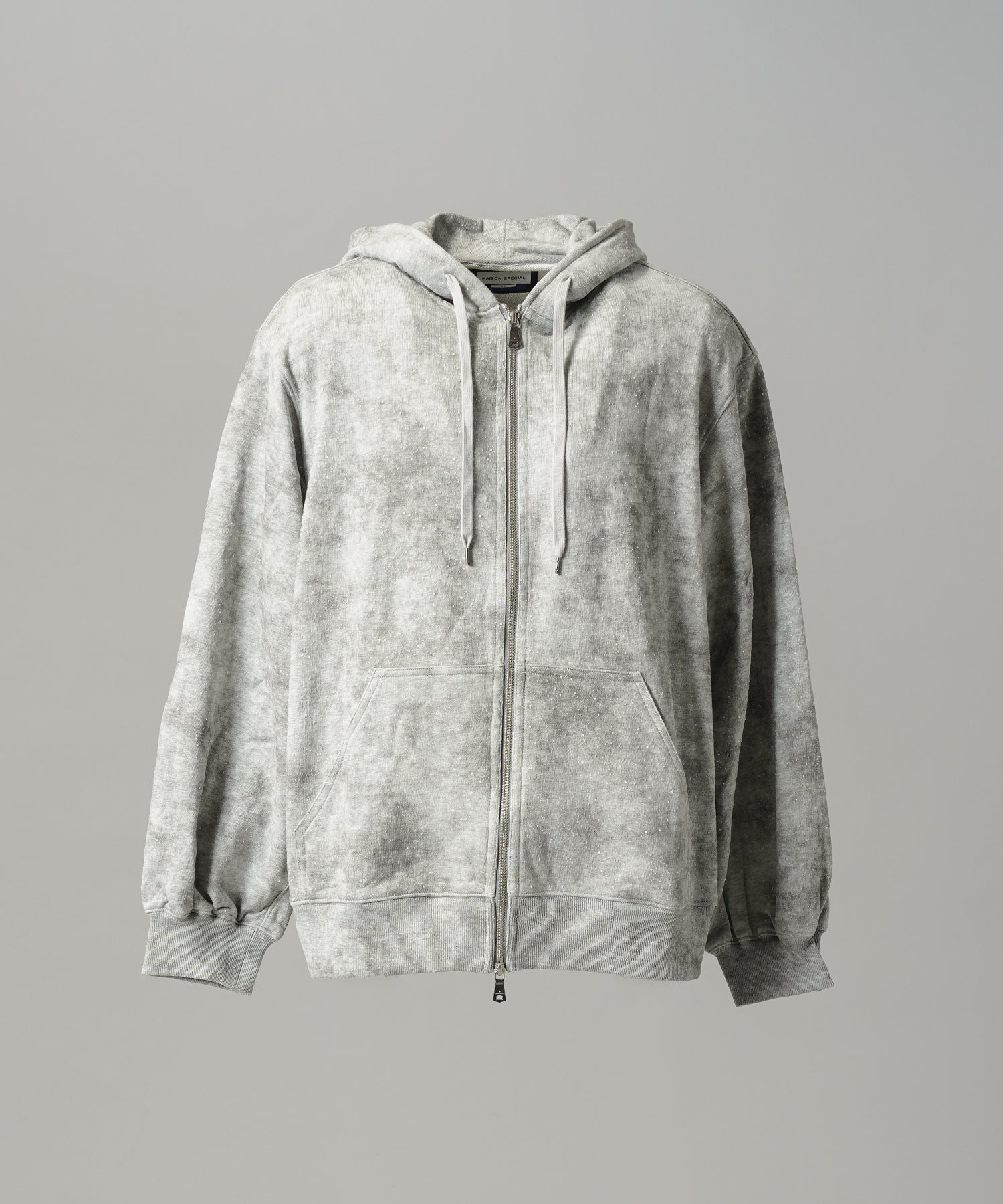 【26AW PRE-ORDER】Distressed Effect Prime-Over ZIP Hoodie