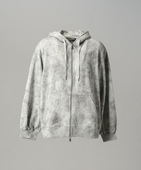 【26AW PRE-ORDER】Distressed Effect Prime-Over ZIP Hoodie