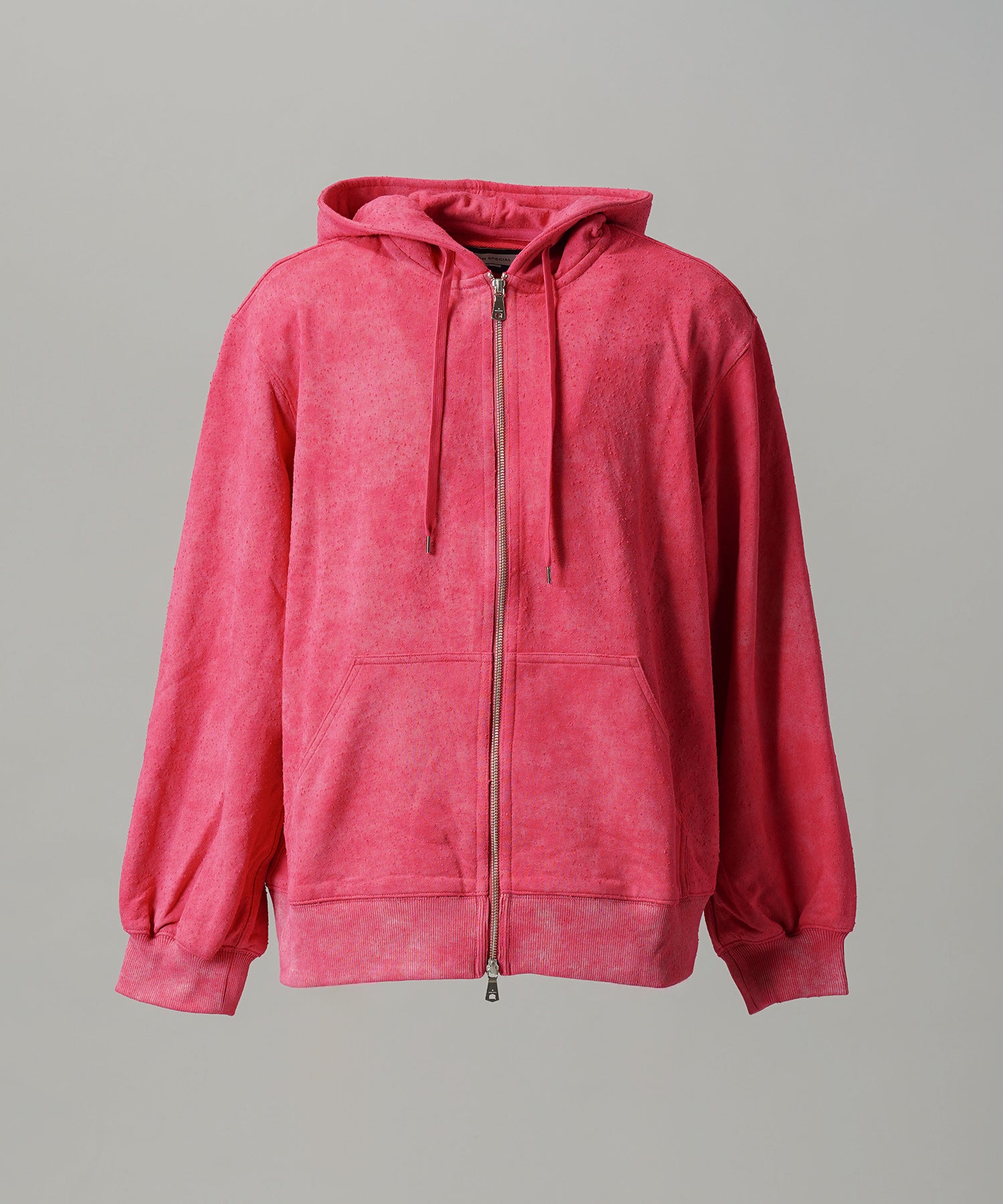 【26AW PRE-ORDER】Distressed Effect Prime-Over ZIP Hoodie