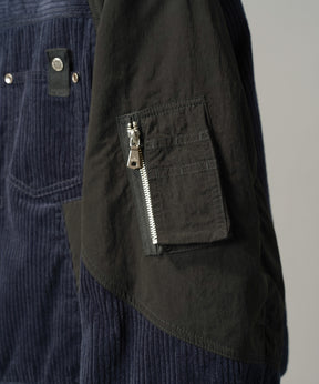 【26AW PRE-ORDER】コーデュロイドッキングプライムオーバーレイヤリングトラッカージャケット