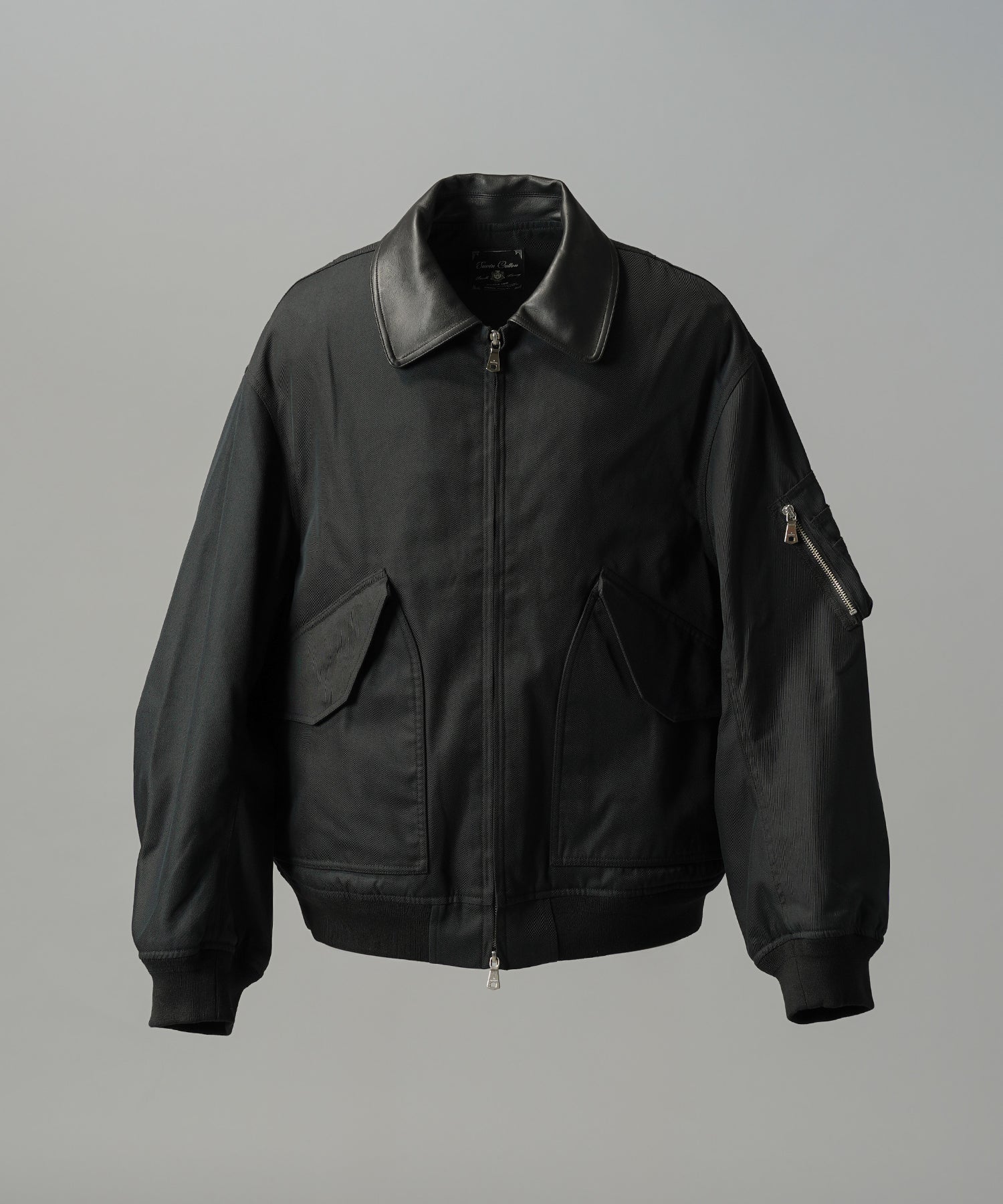 Different Materials Layering Prime-Over Trucker Jacket