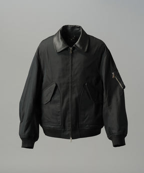 Different Materials Layering Prime-Over Trucker Jacket