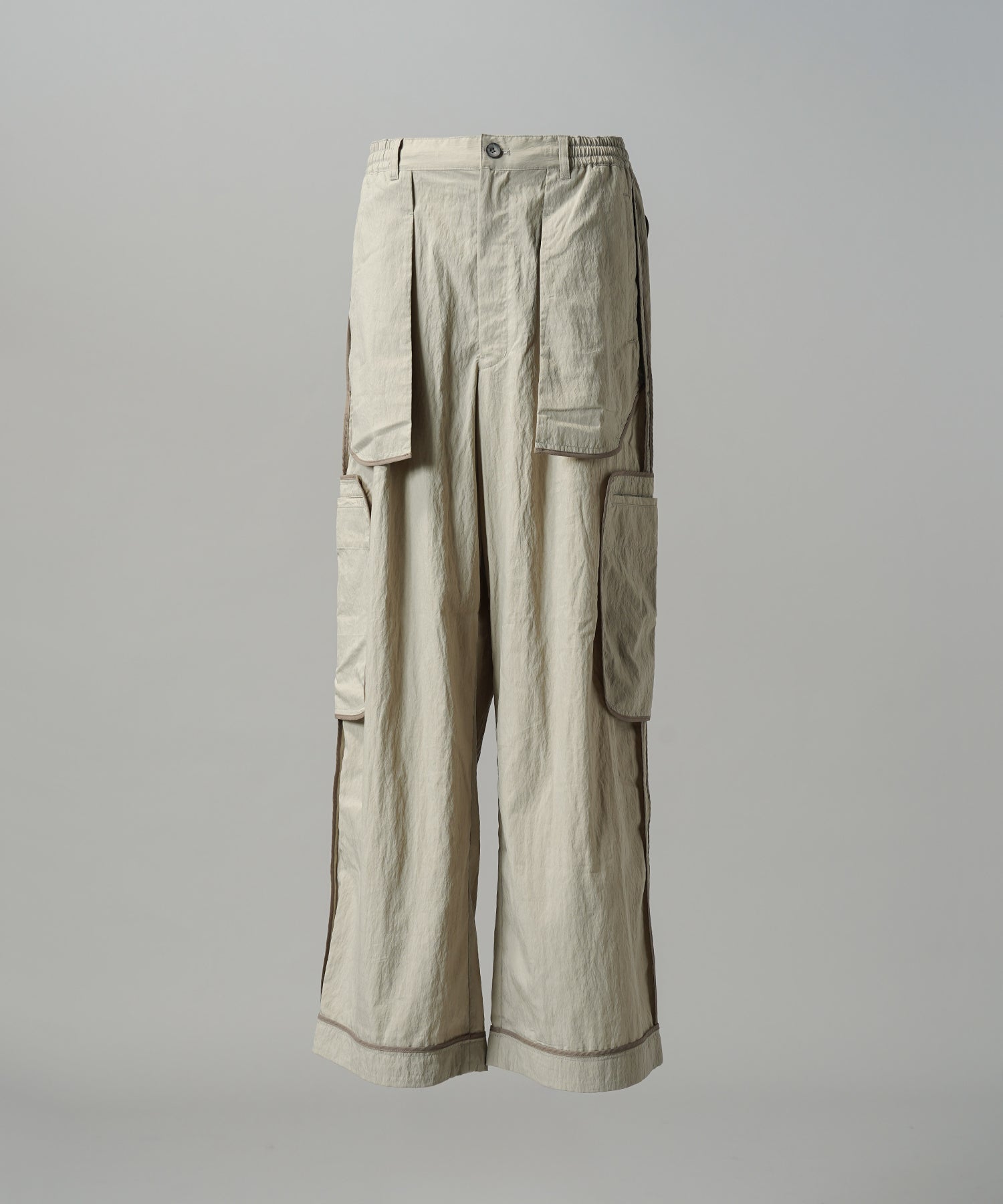 【26SS PRE-ORDER】Lyocell Nylon Washer Prime-Wide Inside-out Slacks