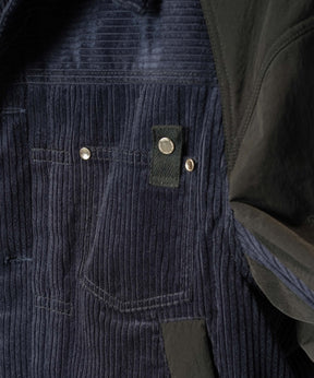 【26AW PRE-ORDER】コーデュロイドッキングプライムオーバーレイヤリングトラッカージャケット