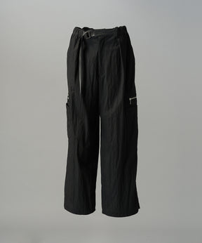 [26AW PRE-ORDER] Banana Curve Silhouette Prime-Wide Cargo Trousers