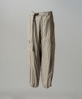[26AW PRE-ORDER] Banana Curve Silhouette Prime-Wide Cargo Trousers