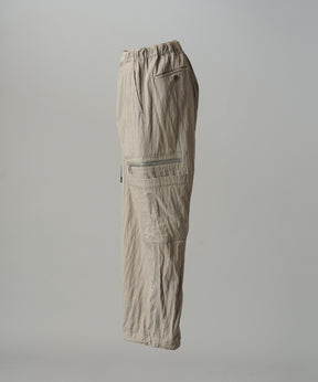 [26AW PRE-ORDER] Banana Curve Silhouette Prime-Wide Cargo Trousers