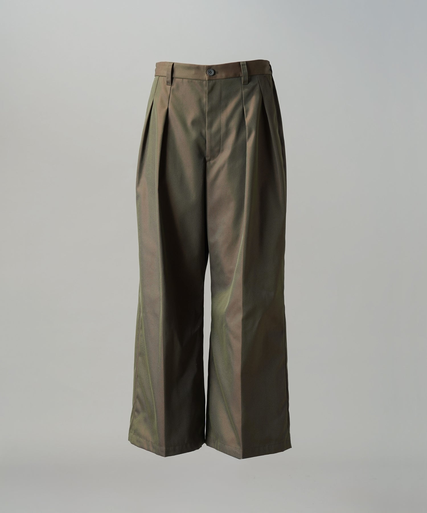 【26AW PRE-ORDER】120/2/2 Suvin Cotton Gabardine Prime-Wide Two-Tuck Pants