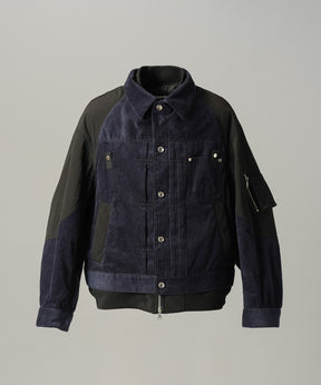 【26AW PRE-ORDER】コーデュロイドッキングプライムオーバーレイヤリングトラッカージャケット