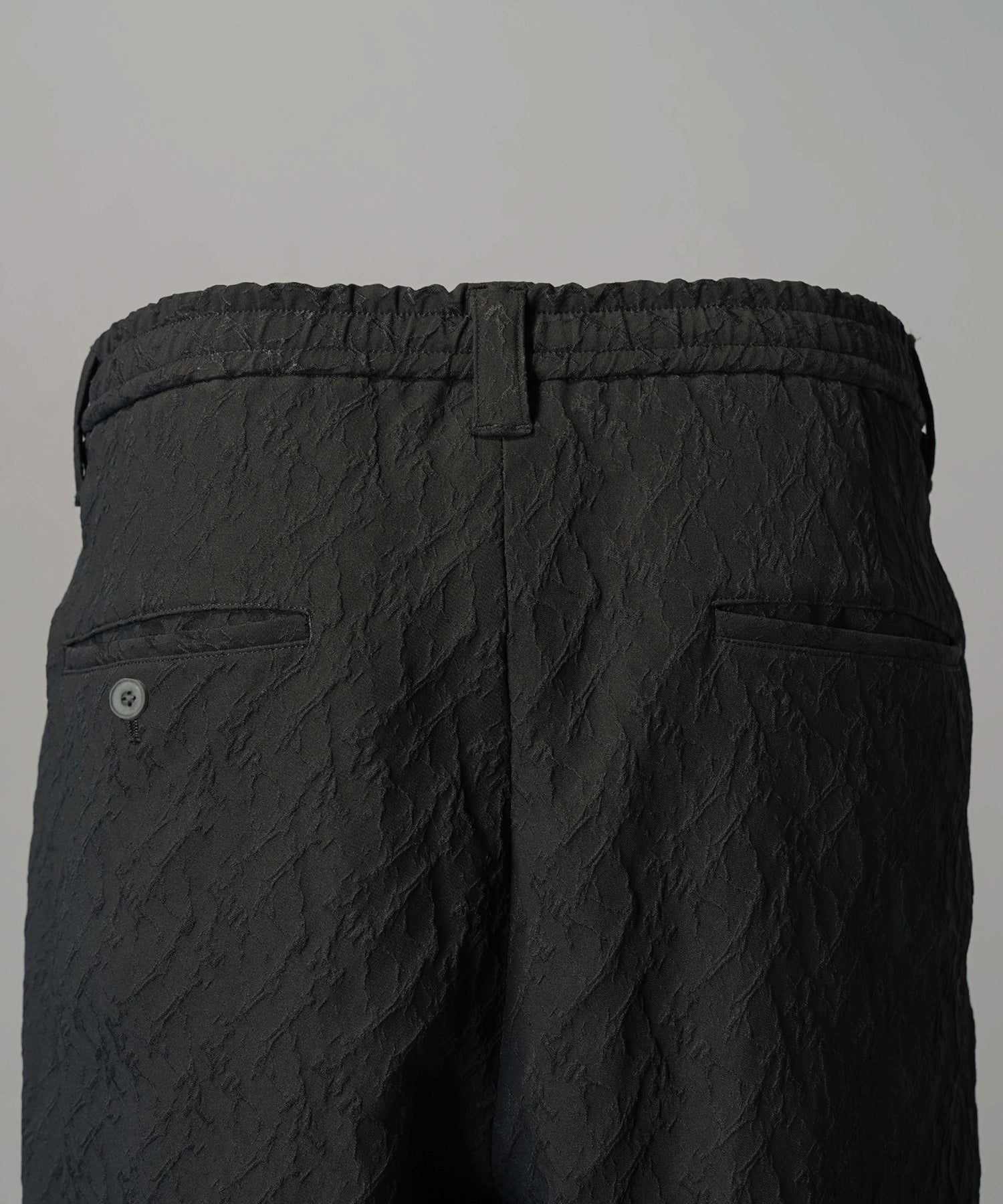 【26aw PRE-ORDER】纯棉面料纯棉宽单褶裤