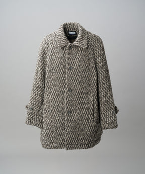 【26AW PRE-ORDER】【イタリアンデッドストックファブリック】プライムオーバーラグランスリーブハーフコート