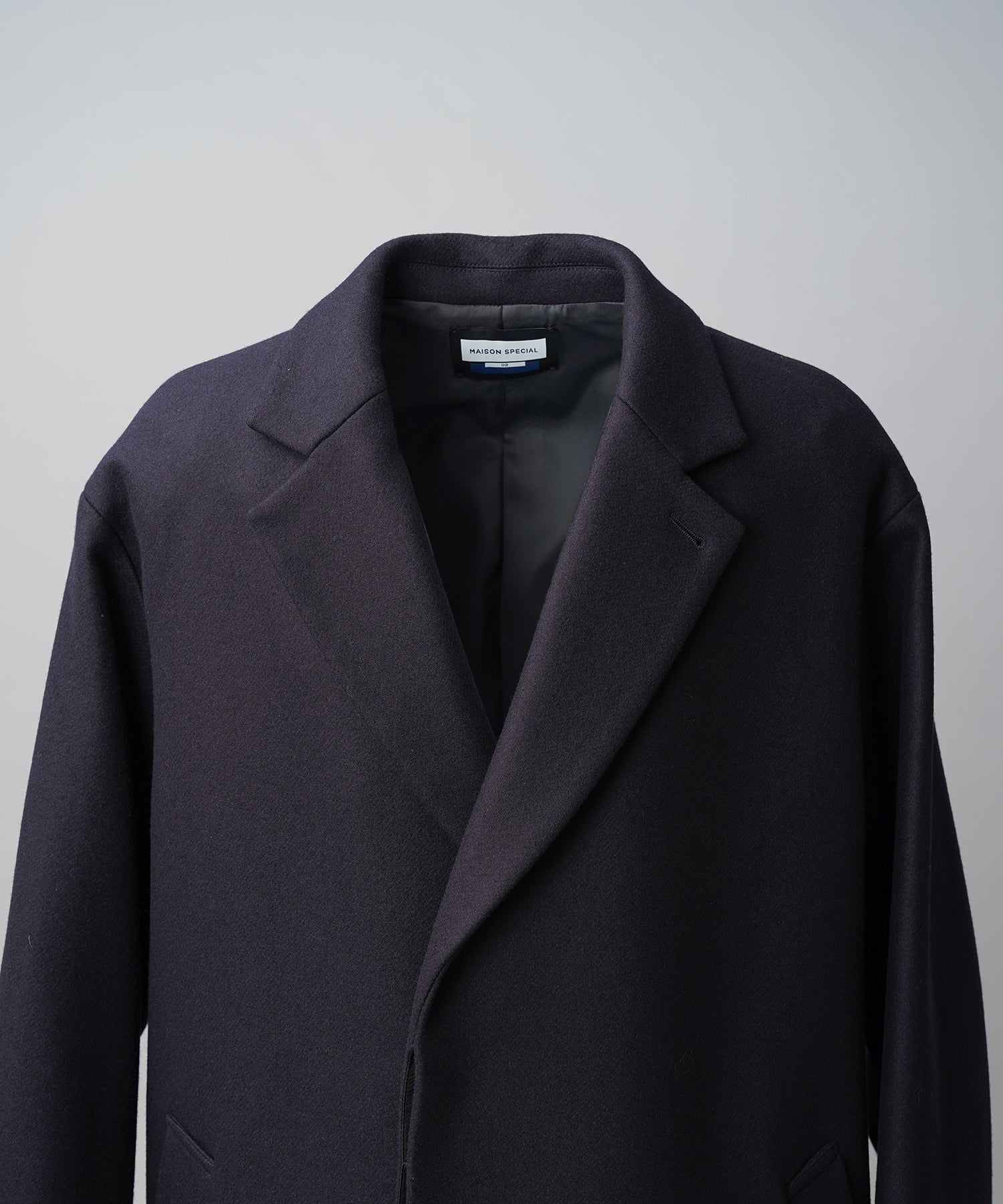 【26AW PRE-ORDER】Super140'sプライムオーバーメルトンチェスターコート