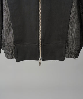 【26AW PRE-ORDER】異素材ドッキングプライムオーバージップパーカー