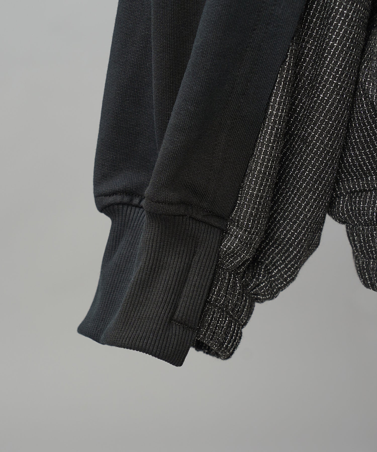 【26AW PRE-ORDER】異素材ドッキングプライムオーバージップパーカー
