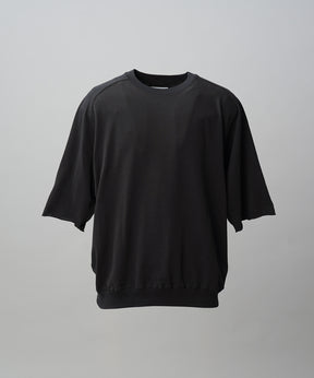 【26SS PRE-ORDER】Birdseye Jersey Mesh Prime-Over Henry Neck Short-sleeved T-shirt