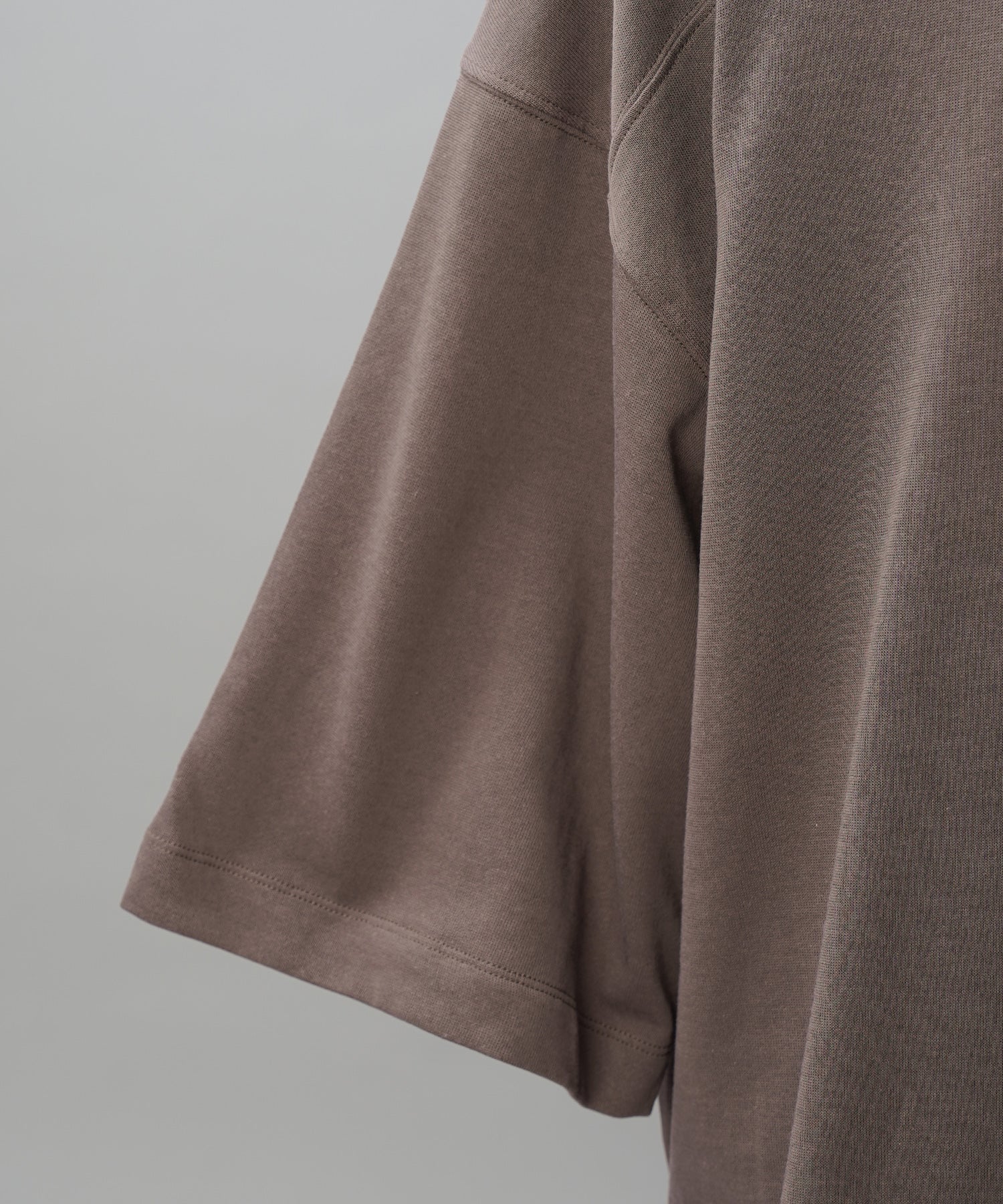 【26SS PRE-ORDER】Birdseye Jersey Mesh Prime-Over Henry Neck Short-sleeved T-shirt