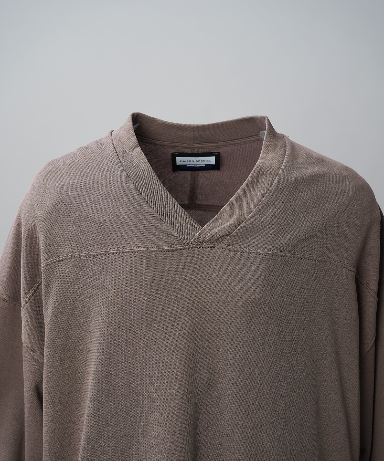 【26SS PRE-ORDER】Birdseye Jersey Mesh Prime-Over Henry Neck Short-sleeved T-shirt